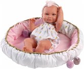 Babypuppe Nica im Kuschelnest 40cm