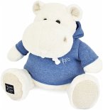 Hippo, weiss mit Sweatshirt 45cm