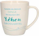 Porzellan-Tasse "Genieße"