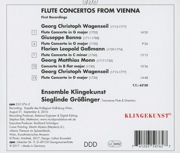 Wiener Flötenkonzerte Wiener Flötenkonzerte