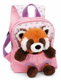 Nici 49853 Rucksack mit Plüschtier 21x26cm Roter Panda 25cm