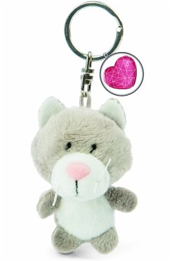 Cover Katze mit Herz Schlüsselanhänger