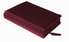 Cover Gotteslob-Buchhülle Rot/Leder grob