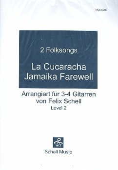 Cover : 2 Folksongs/ La Cucaracha-Jamaika Farewell 4x Gitarre