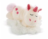 Nici 48628 Kuscheltier Schlafeinhorn Theodor 16cm liegend auf