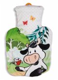 Nici 49037 Wärmflasche Kuh Cowluna 500ml GREEN