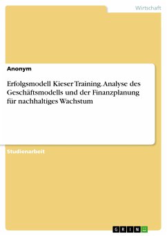 Erfolgsmodell Kieser Training. Analyse des Geschäftsmodells und der Finanzplanung für nachhaltiges Wachstum (eBook, PDF)