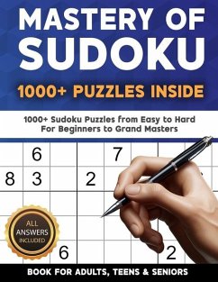 Mastery of Sudoku Puzzles for Adults, Teens & Seniors - Berriman, Corbin