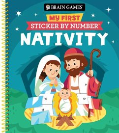 Brain Games - My First Sticker by Number: Nativity - Publications International Ltd; New Seasons; Brain Games