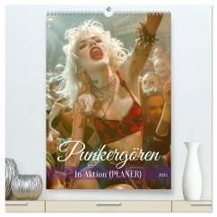 Punkergören - In Aktion (hochwertiger Premium Wandkalender 2025 DIN A2 hoch), Kunstdruck in Hochglanz