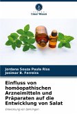 Einfluss von homöopathischen Arzneimitteln und Präparaten auf die Entwicklung von Salat