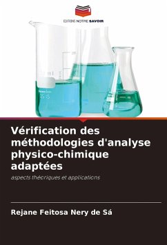 Vérification des méthodologies d'analyse physico-chimique adaptées - Feitosa Nery de Sá, Rejane