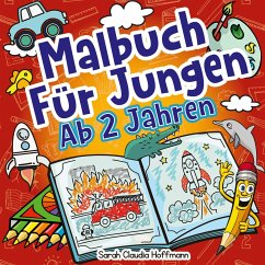 Malbuch Für Jungen Ab 2 Jahren - Hoffmann, Sarah Claudia