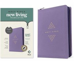 Cover NLT Compact Giant Print Zipper Bible, Filament Enabled (Leatherlike, Diamond Lavender, Indexed, Red Letter)