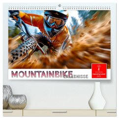 Mountainbike Erlebnisse (hochwertiger Premium Wandkalender 2025 DIN A2 quer), Kunstdruck in Hochglanz
