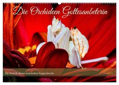 Die Orchideen Gottesanbeterin (Wandkalender 2025 DIN A2 quer), CALVENDO Monatskalender