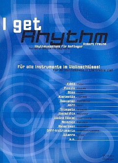 Cover I get Rhythm für alle Instrumente im Violinschlüssel (dt/en)