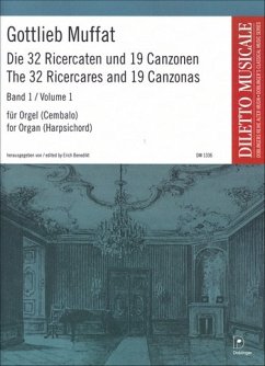 Cover Die 32 Ricercaten und 19 Canzonen Band 1 Ricercaten Nr.1-19 für Orgel