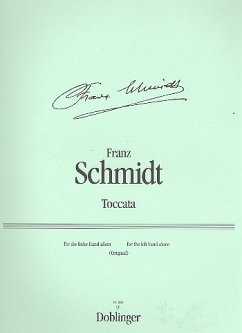 Cover Toccata d-Moll für Klavier linke Hand