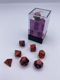 GeminiŽ Mini-Polyhedral Purple-Red/gold 7-Die Set