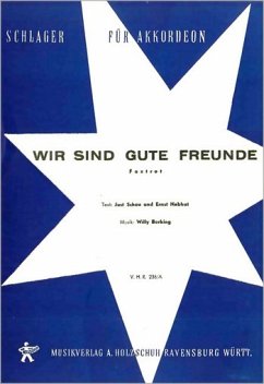Cover Berking, Willy Wir sind gute Freunde Akkordeon