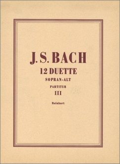 12 Duette aus Kantaten Band 3 (Nr.7-9) für Frauenchor und Orgel Partitur