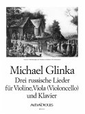 3 russische Lieder für Violine, Viola (Violoncello) und Klavier Stimmen