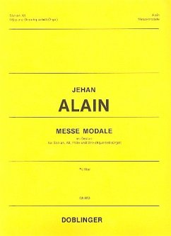 Messe Modale en Septuor für Sopran, Alt, Flöte und Streichquartett (Orgel) Partitur