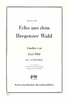 Cover Echo aus dem Bregenzerwald Ländler für Akkordeon 2 Stimmen