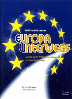Cover Europa unterwegs für 3-4 Gitarren Partitur und Stimmen