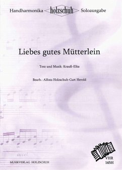 Cover Krauss, Elka Liebes Gutes Muetterlein Diatonische Handharmonika