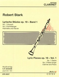 Cover Lyrische Stücke op.19 Band 1 für Klarinette und Klavier