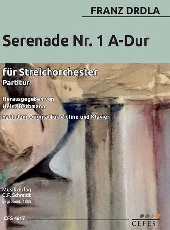 Serenade A-Dur Nr.1 für Streichorchester Partitur