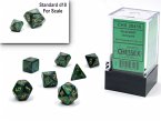 ScarabŽ Mini-Polyhedral Jade/gold 7-Die Set