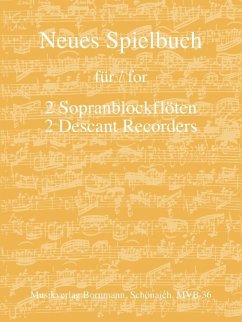 Cover Neues Spielbuch für 2 Sopranblockflöten Spielpartitur