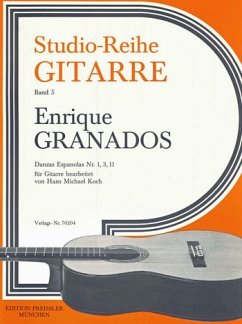Cover Danzas espanolas Nr.1,3 und 11 für Gitarre