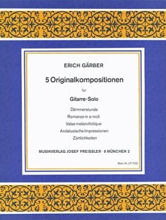 Cover Erich Gräber 5 Originalkompositionen für Gitarre-solo Gitarre