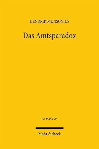 Das Amtsparadox Das Amtsparadox