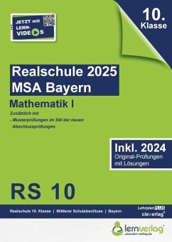 Cover Original-Prüfungen Realschule Bayern 2025 Mathematik I