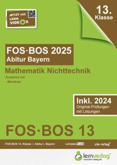 Cover Abiturprüfung FOS/BOS Bayern 2025 Mathematik Nichttechnik 13. Klasse