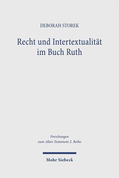 Recht und Intertextualität im Buch Ruth - Storek, Deborah