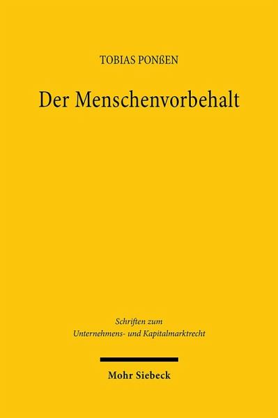 Der Menschenvorbehalt Der Menschenvorbehalt