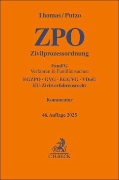 Cover Zivilprozessordnung. ZPO