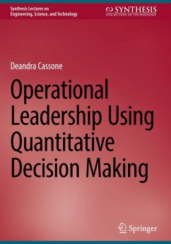 Cover Operational Leadership Using Quantitative Decision Making