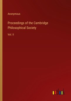 Proceedings of the Cambridge Philosophical Society