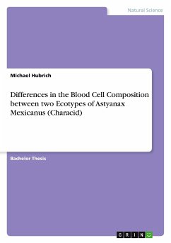 Differences in the Blood Cell Composition between two Ecotypes of Astyanax Mexicanus (Characid) - Hubrich, Michael