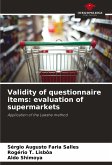 Validity of questionnaire items: evaluation of supermarkets