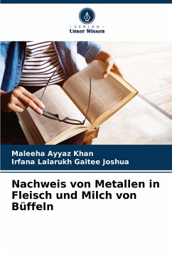 Nachweis von Metallen in Fleisch und Milch von Büffeln - Khan, Maleeha Ayyaz;Gaitee Joshua, Irfana Lalarukh