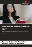 ANALYTICAL READING MANUAL TEXT