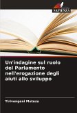 Un'indagine sul ruolo del Parlamento nell'erogazione degli aiuti allo sviluppo